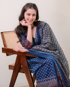 Ethnic Primium Elegent Women Viscose Rayon Printed Kurta Sets