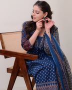 Ethnic Primium Elegent Women Viscose Rayon Printed Kurta Sets