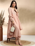 Primium Lightwear Women Silk Blend Kurta Pant Dupatta Set