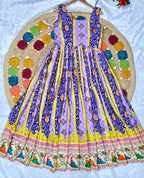 Heavy Chinon Silk Designer Party Wear Gorgeous Look