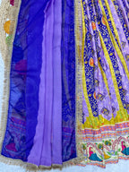 Heavy Chinon Silk Designer Party Wear Gorgeous Look