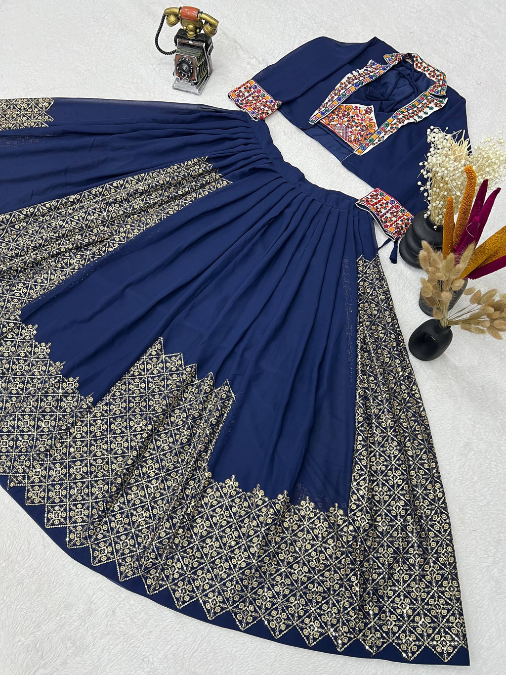 Exclusive Pure Rayon silk fabric With Beautiful Embroidery Work