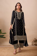 FESTIVAL SPECIAL DESIGNER HEAVY EMBROIDERY SEQUENCE WORK TOP PENT WITH DUPATTA SET