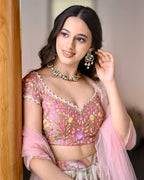 Bollywood Style Premium Boutique-style Springtime Glow Lehenga